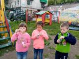 Шоу мыльных пузырей