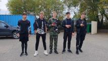 Учебное занятие в рамках подготовки к краевой игре патриотической направленности «Достойные сыны России»