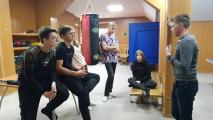 Учебное занятие в рамках подготовки к краевой игре патриотической направленности «Достойные сыны России»
