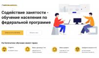 Федеральный проект «Содействие занятости»