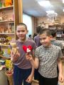 Мальчишки в творческой студии «Апельсин» 