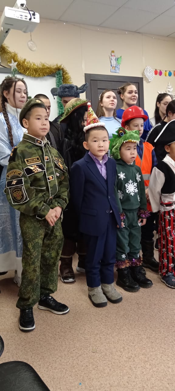 В Таловском филиале центра весело встретили Новый год