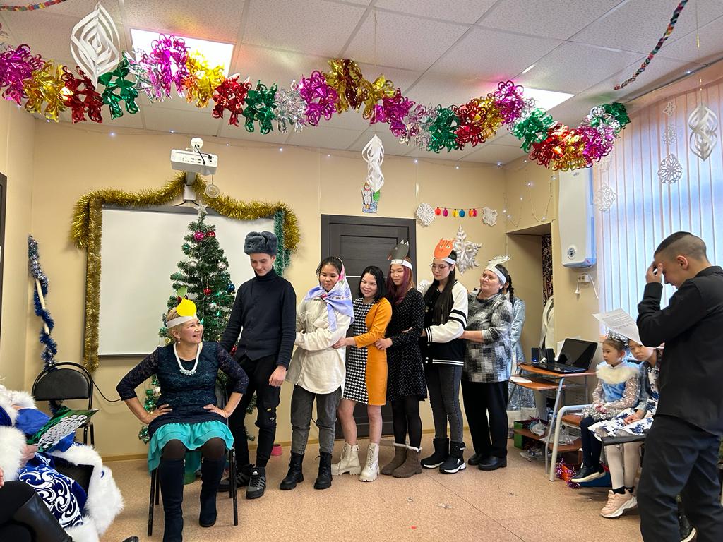 В Таловском филиале центра весело встретили Новый год