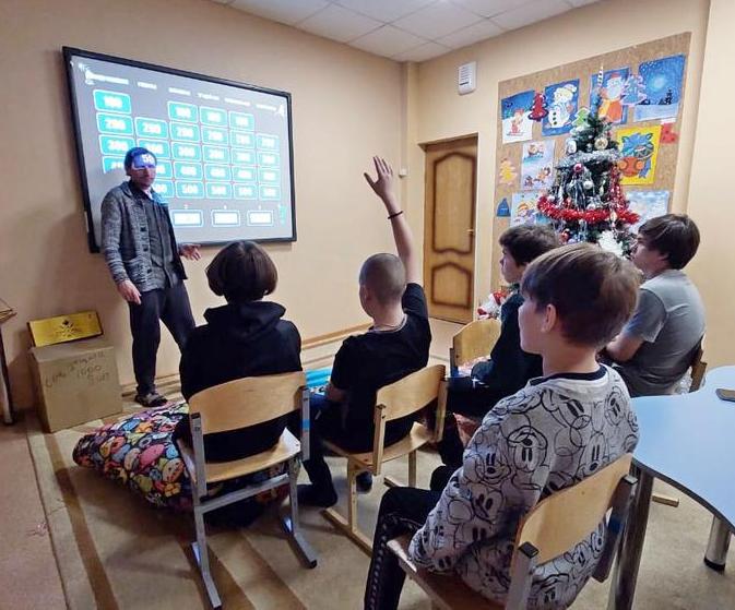 Старый Новый год воспитанники стационарного отделения для несовершеннолетних встретили со «Своей игрой»