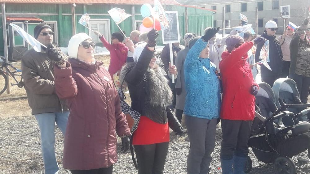 В Таловском филиале центра «СЕМЬЯ» дружно встретили День Победы