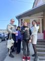Педагоги-психологи вместе с ребятами провели акцию, посвященную Детскому телефону доверия