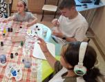 В Отделении временного пребывания несовершеннолетних провели мастер-класс по созданию заливных свечей